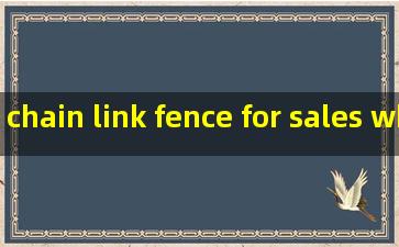 chain link fence for sales wholesale